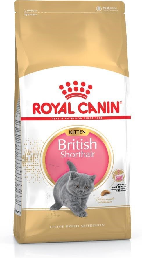 Royal Canin British Shorthair Kitten Cats - Poultry, Rice, Vegetable - Dry Food - 2 kg - Katzen 3182550816533