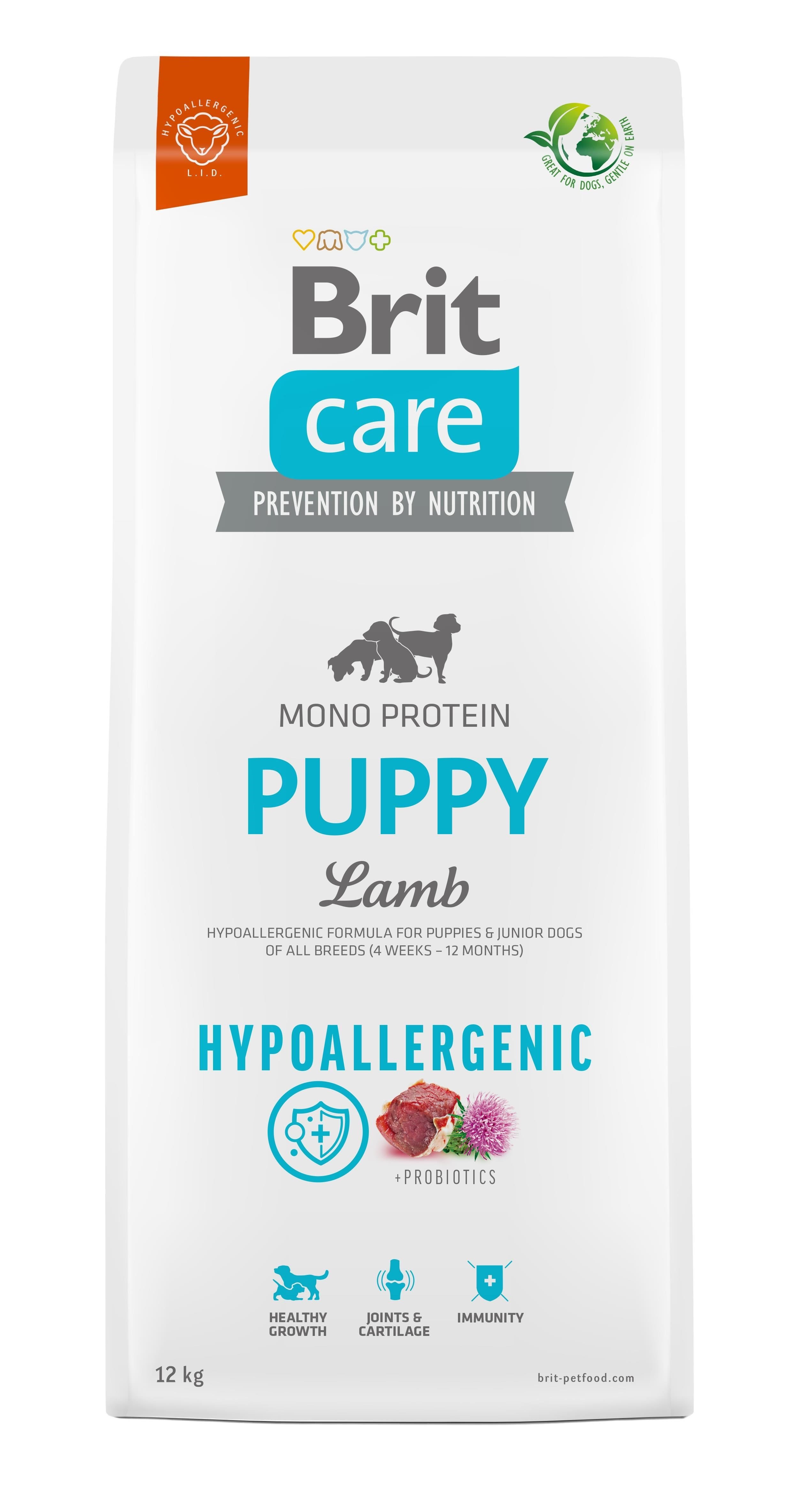 Brit Care Hypoallergenic Puppy Lamb - Dry Dog Food - 12 kg - Hunde 100-172213