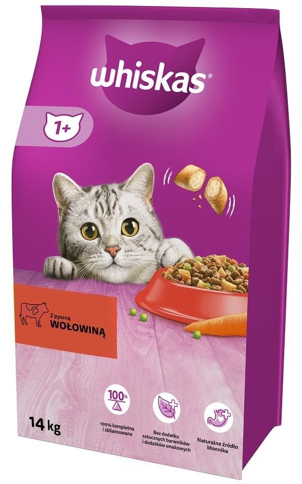 Whiskas Dry Cat Food Adult - Beef - 14kg - Katzen 5900951014345