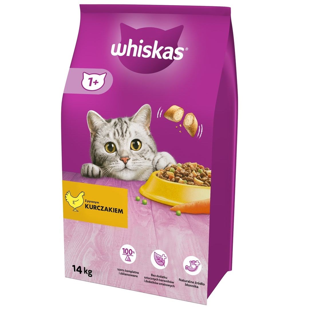 Whiskas Dry Cat Food Adult - Chicken - 14kg - Katzen 5900951014352
