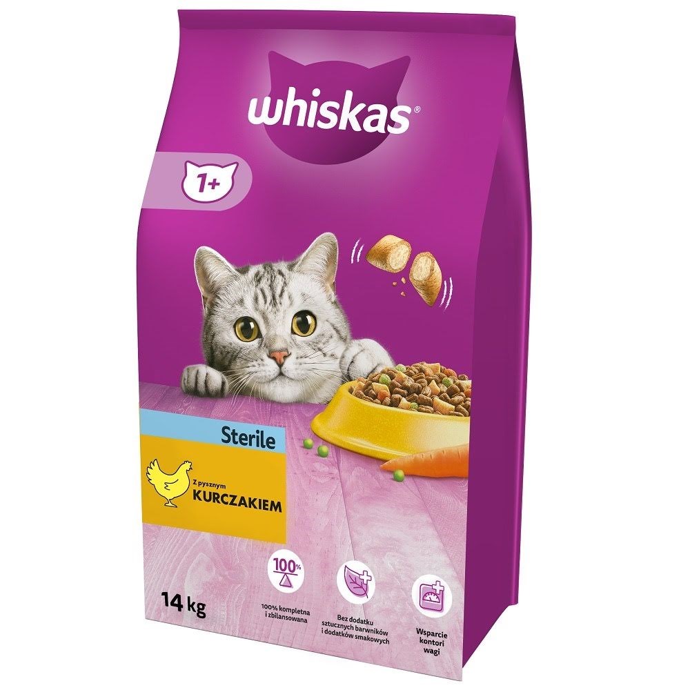 Whiskas Sterile Cats Dry Food Adult - Chicken - 14 kg - Katzen 5900951259418
