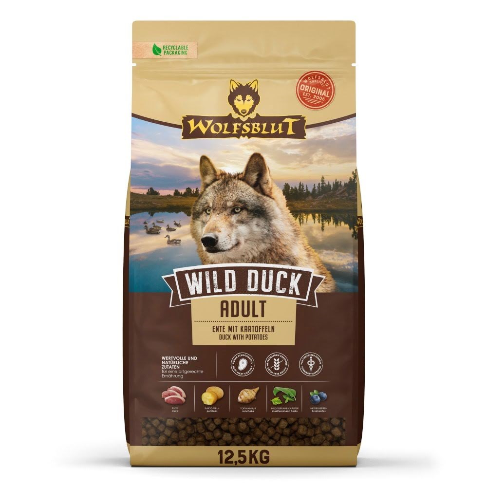 Wolfsblut Wild Duck With Potatoes - Dry Dog Food - 12.5kg - Hunde