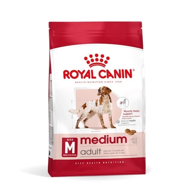 Royal Canin Adult Medium - Dry Dog Food - 4kg - Hunde