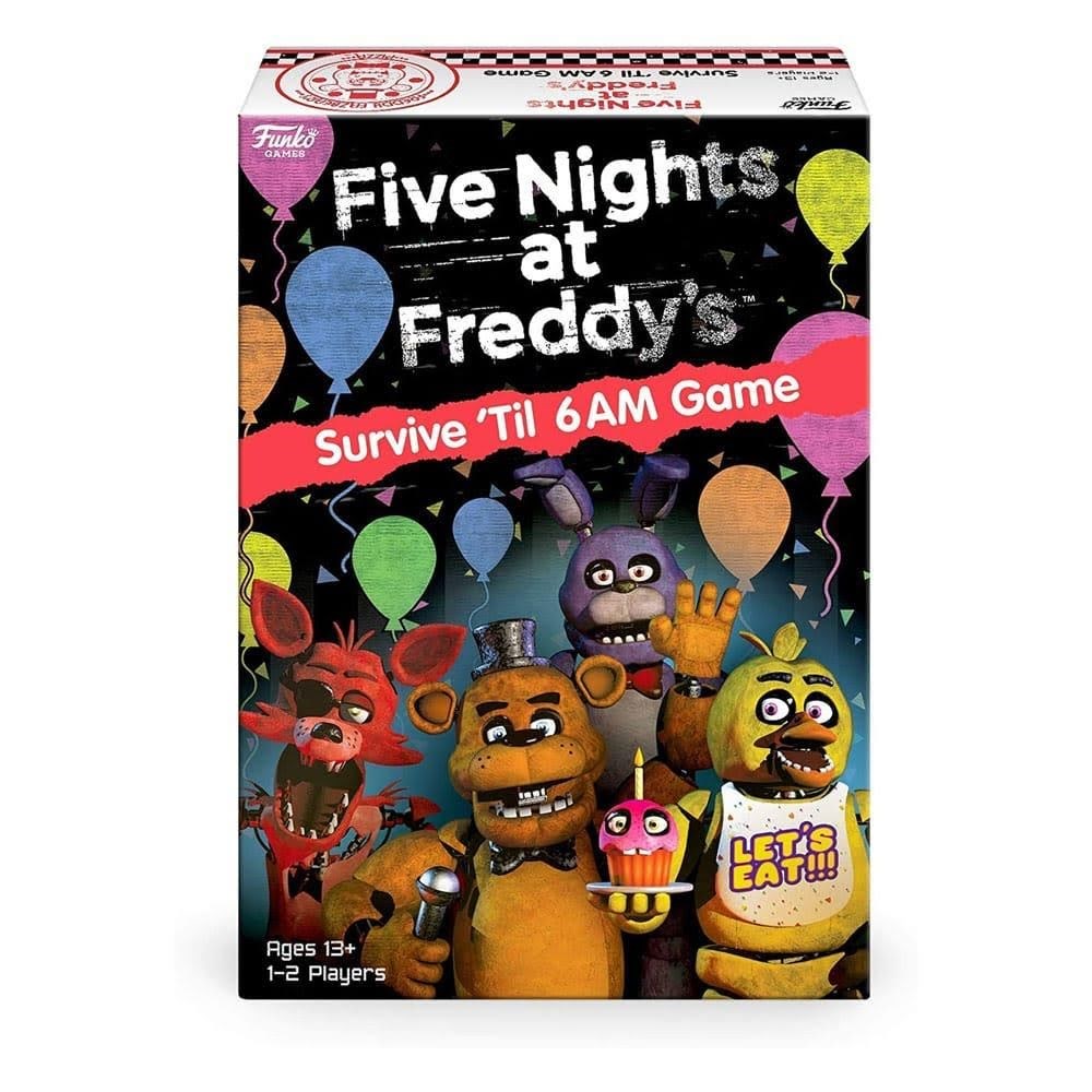 Fnaf Five Nights at Freddy's - Board Game Survive ́Til 6am Game (EN) - Brettspiele
