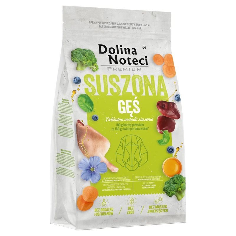 Dolina Noteci Premium Dried Goose - Dried Food For Dogs - 9kg - Hunde