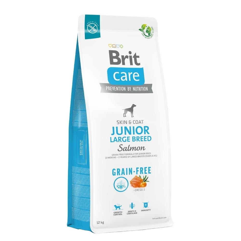 Brit Care Junior Large Breed Salmon - Dry Dog Food - 12 kg - Hunde 100-172201