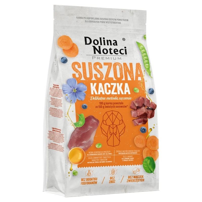 Dolina Noteci Premium Dried Duck - Dried Food For Dogs - 9kg - Hunde