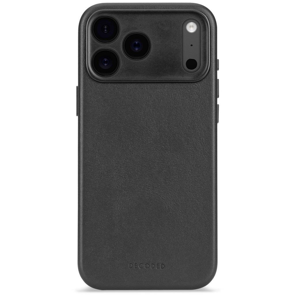 Decoded - Leather Backcover For Iphone 17 Pro - Black - Handys Cover Cases D26ipo17pbc1bk