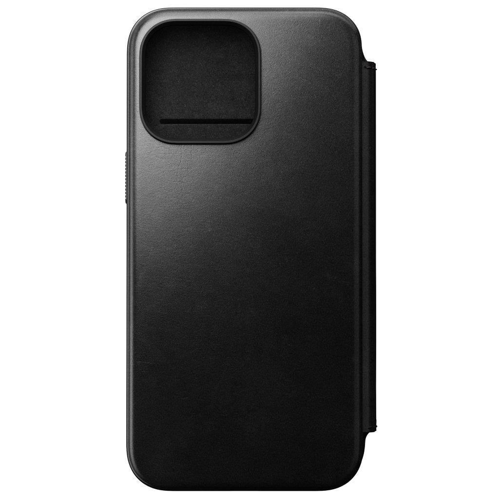 Nomad Modern Leather Folio - Iphone 15 Pro Max | Black | Horween - Handys Cover Cases Nm01631385