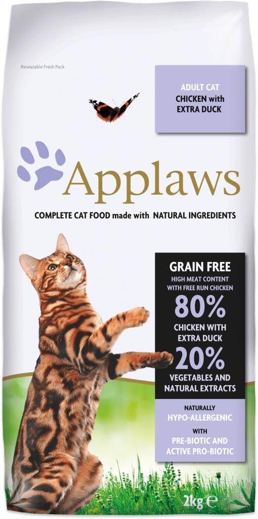 Applaws Chicken With Duck | Trockenfutter Für Katzen | 2kg 5060333435646