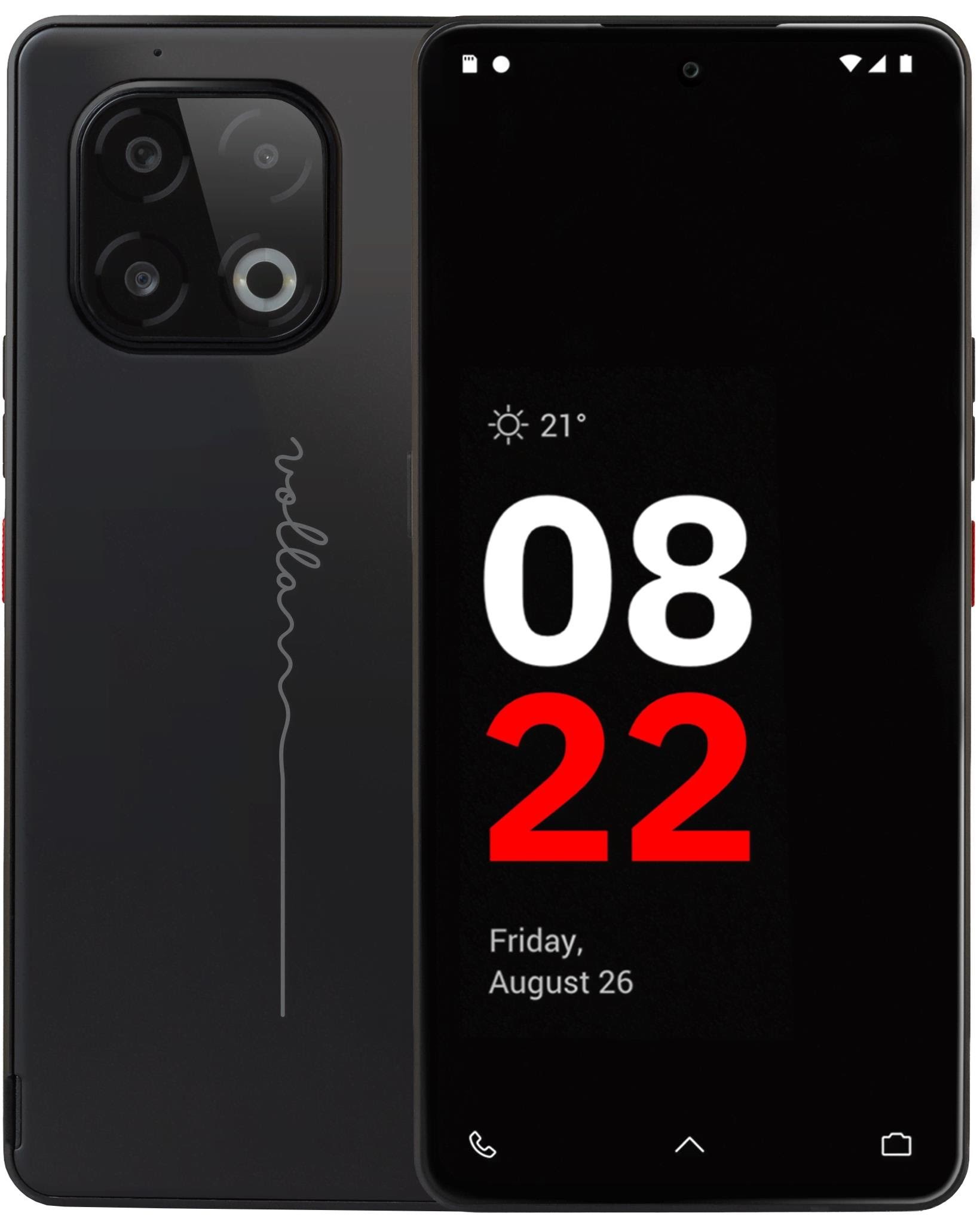 Volla Phone Plinius 128gb/8gb (Ubuntu Touch) - Handys Smartphones Schwarz 4260738460781