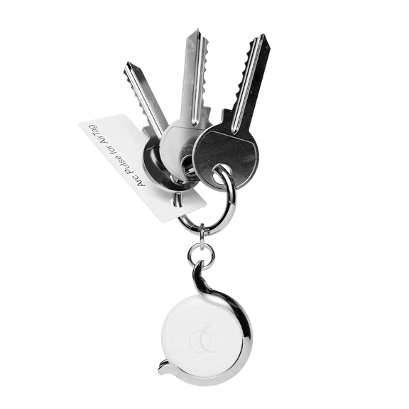 Arc Pulse For Airtag - Aluminum Silver - Handys Anderes Zubehoer