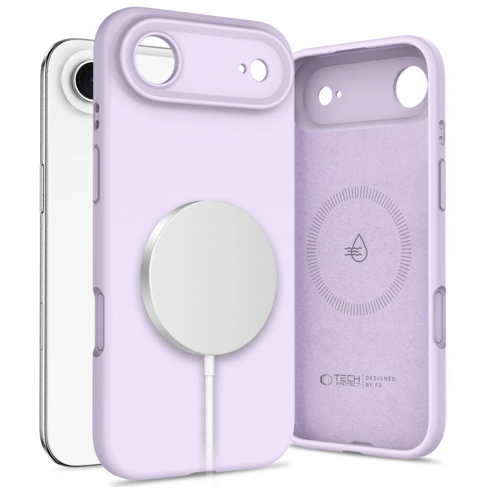 Tech-protect Silicone Magsafe Case For Iphone 17 Air - Purple - Handys Cover Cases 5906302330188