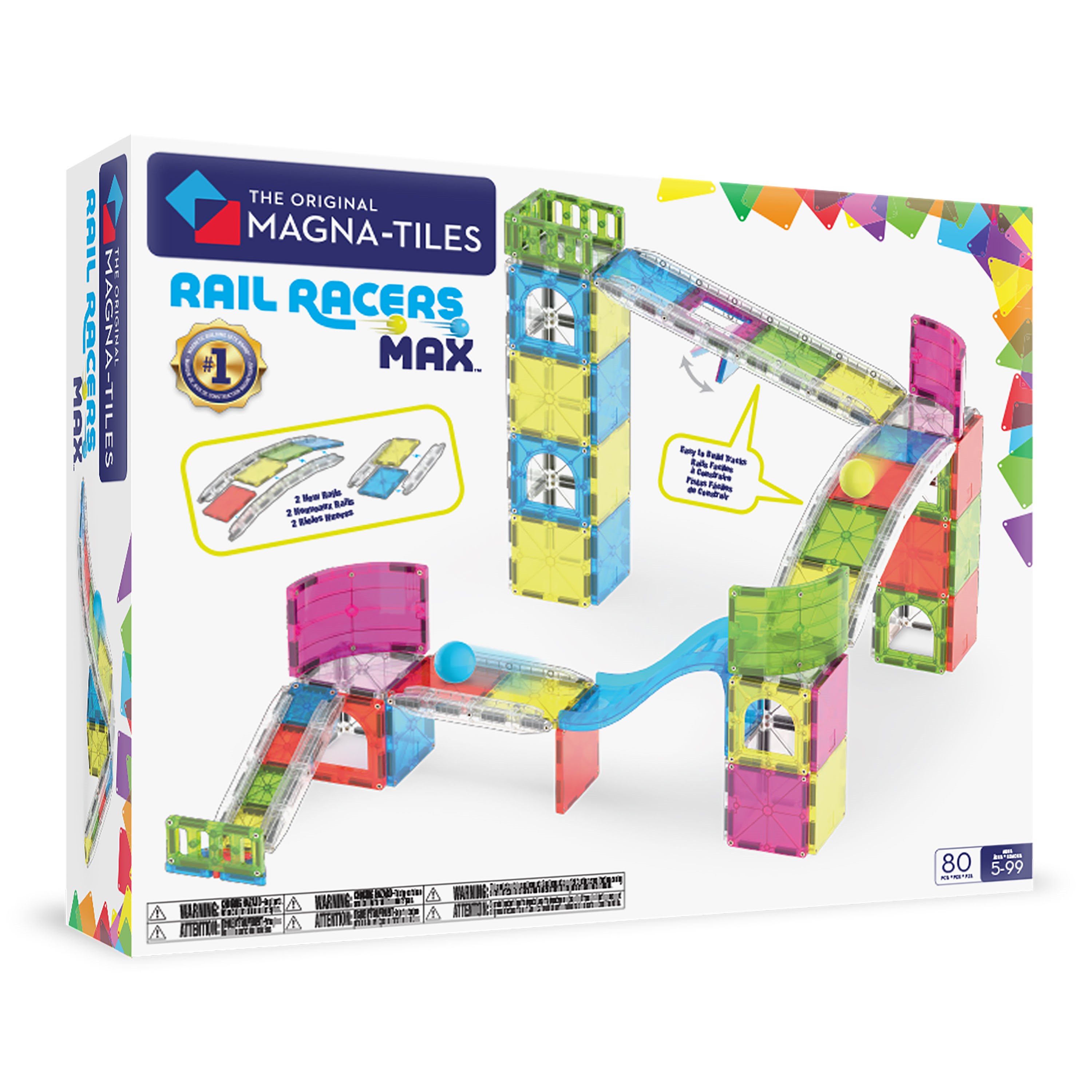 Magna-tiles Rail Racers Max - Bausets