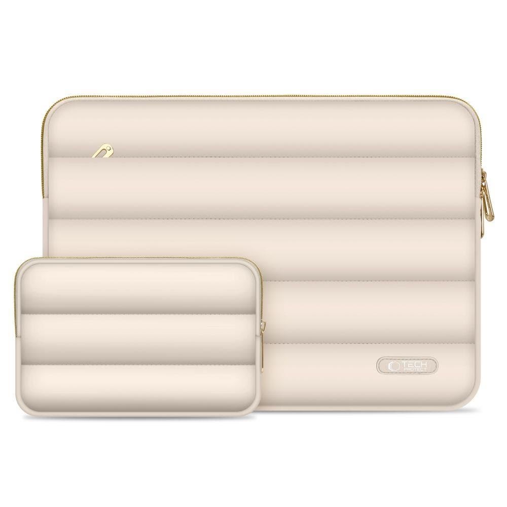 Tech-protect Puffy Laptop Bag 13-14 - Beige - Taschen 5906302375264