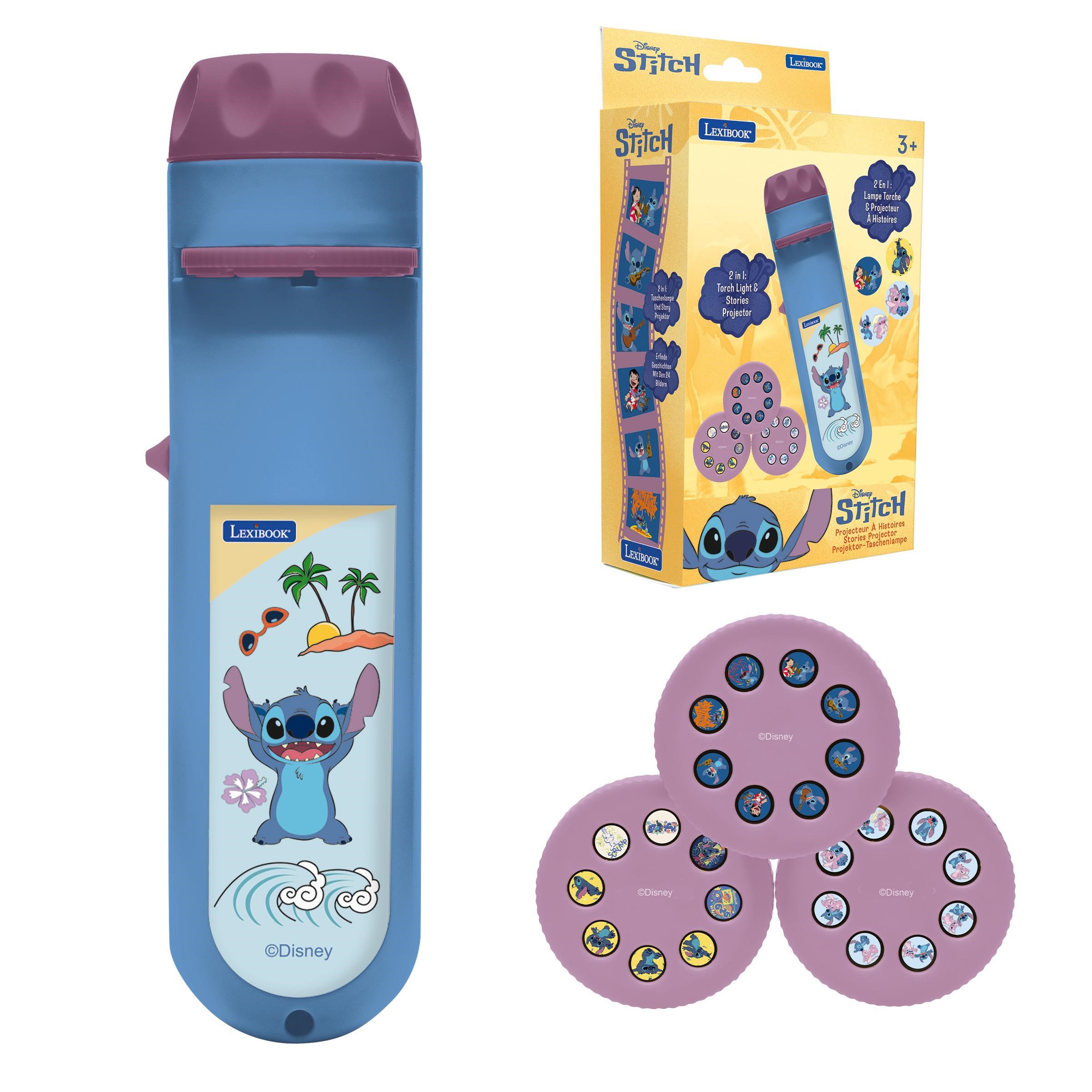 Stitch Disney Stories Projector And Torch Light - Kinder Lampen 10360