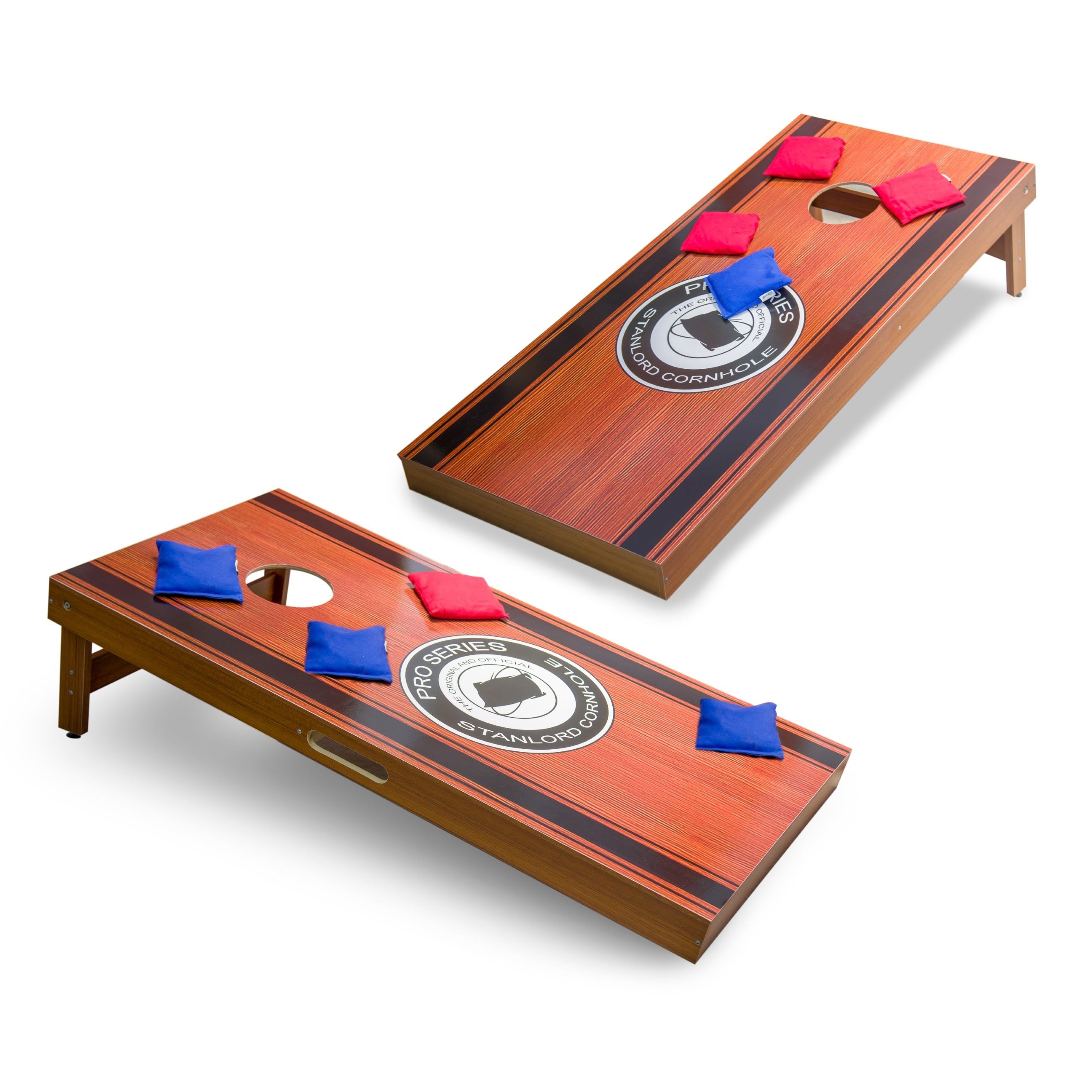 Stanlord Cornhole Pro Original Mit Pro Wurfsäckchen - Gartenspiele