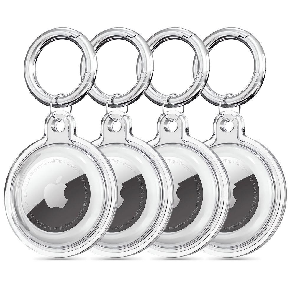 Tech-protect Icon 4-pack Case For Apple Airtag - Transparent - Handys Cover Cases 5906302360765