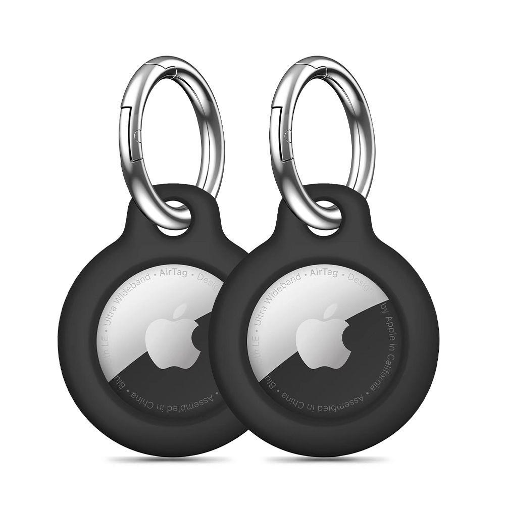 Tech-protect Rough 2-pack Case For Apple Airtag - Black - Handys Cover Cases 5906302360710