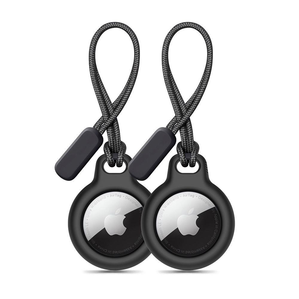 Tech-protect Rough 2-pack Case For Apple Airtag - Black - Handys Cover Cases 5906302360772