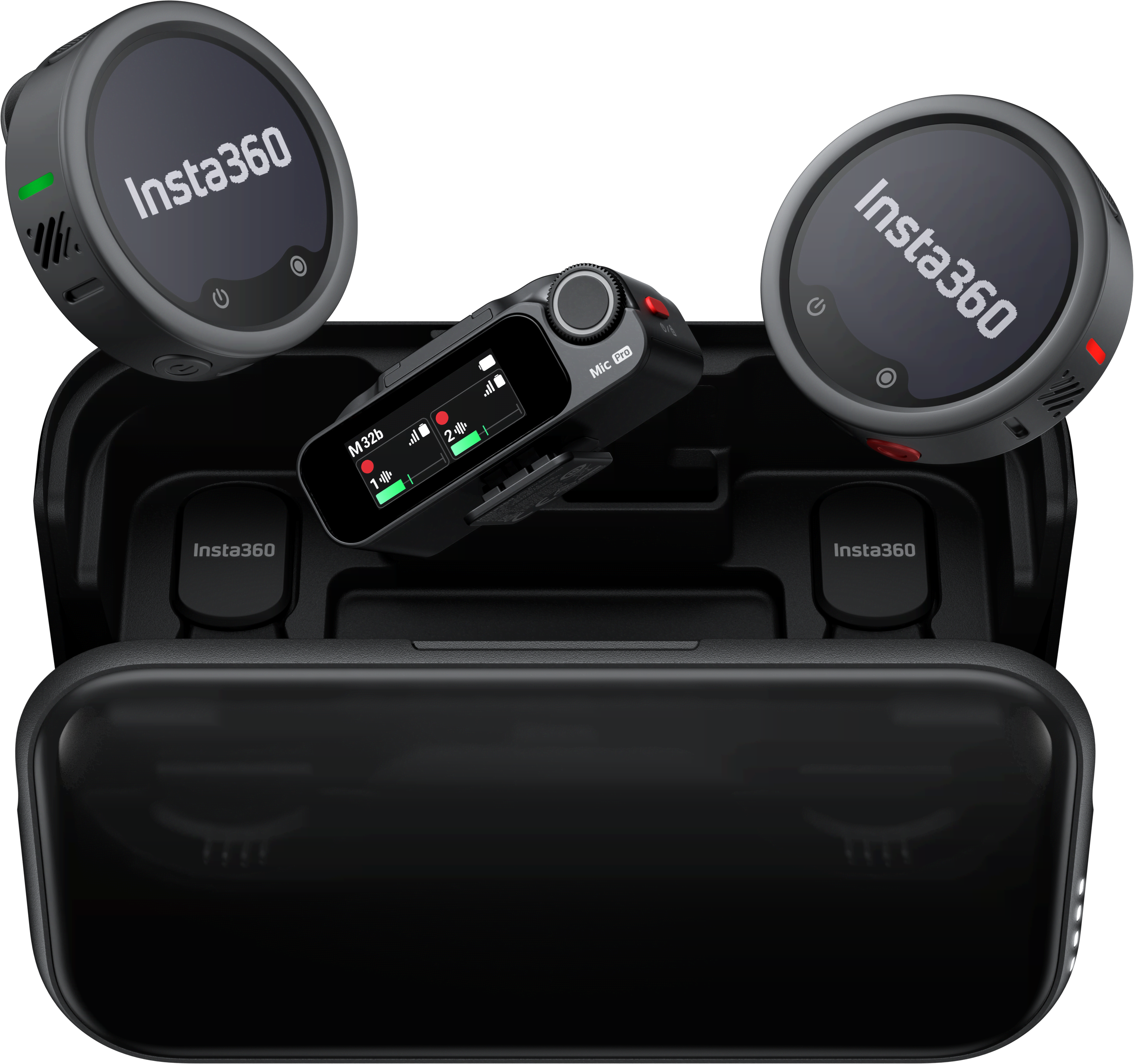 Insta360 Mic Pro (2 TX + 1 RX) - Actionkamera Zubehoer Mca10