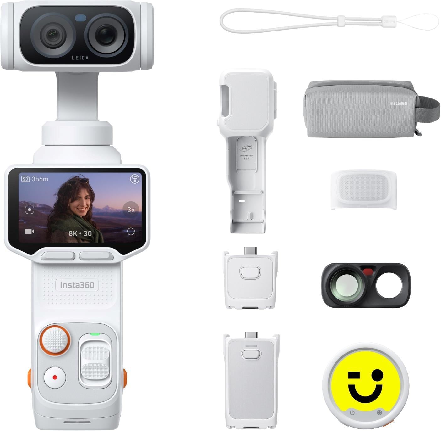Insta360 Luna Ultra Creator Bundle - Stellar White - Action Kamera