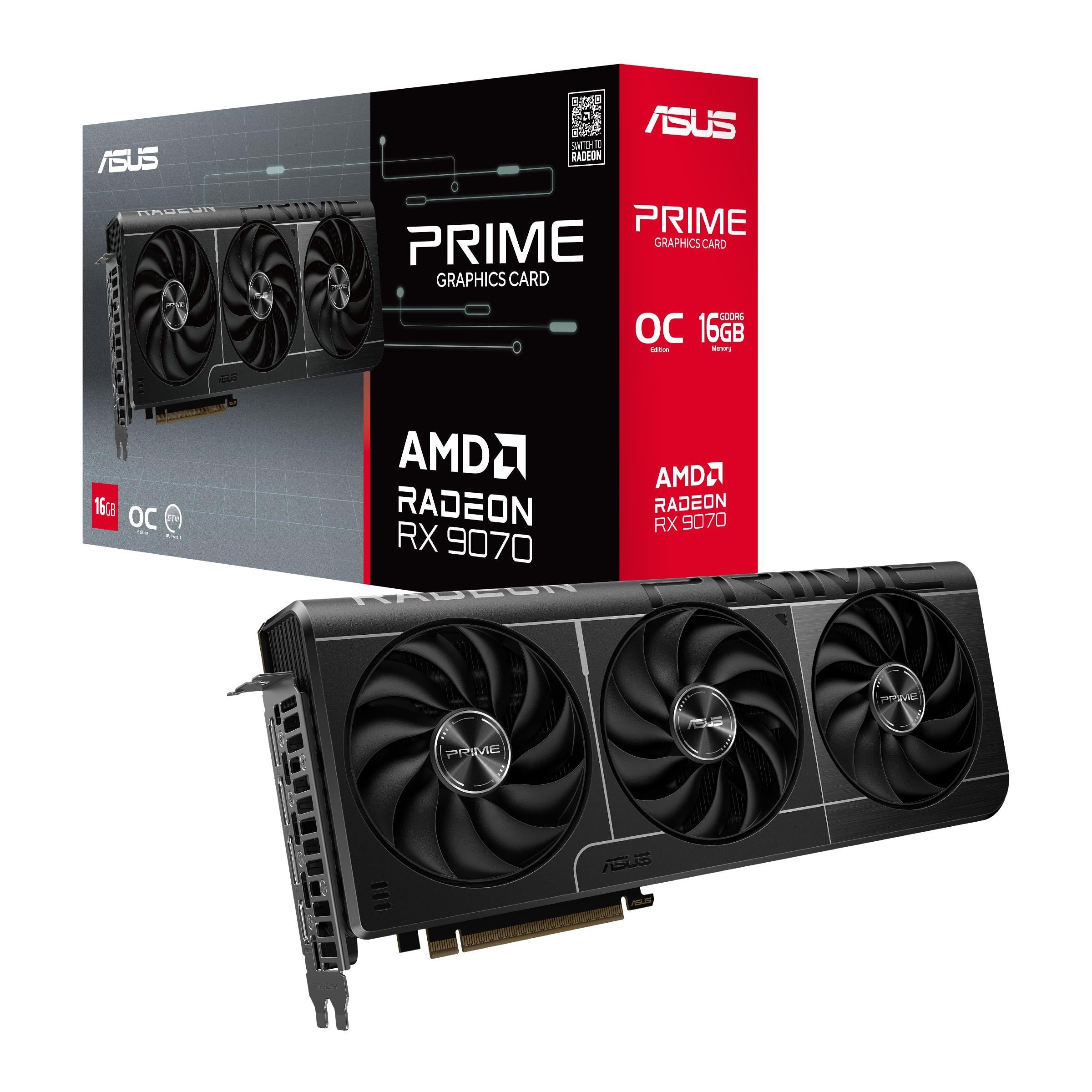 Asus Radeon RX 9070 Gre Prime OC - 12gb Gddr6 Ram - Grafikkarte Schwarz 90yv0pp0-m0na00
