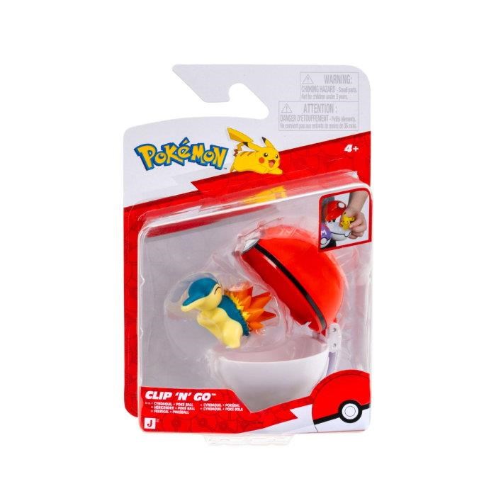 Pokemon Clip N Go Cyndaquil With Poke Ball