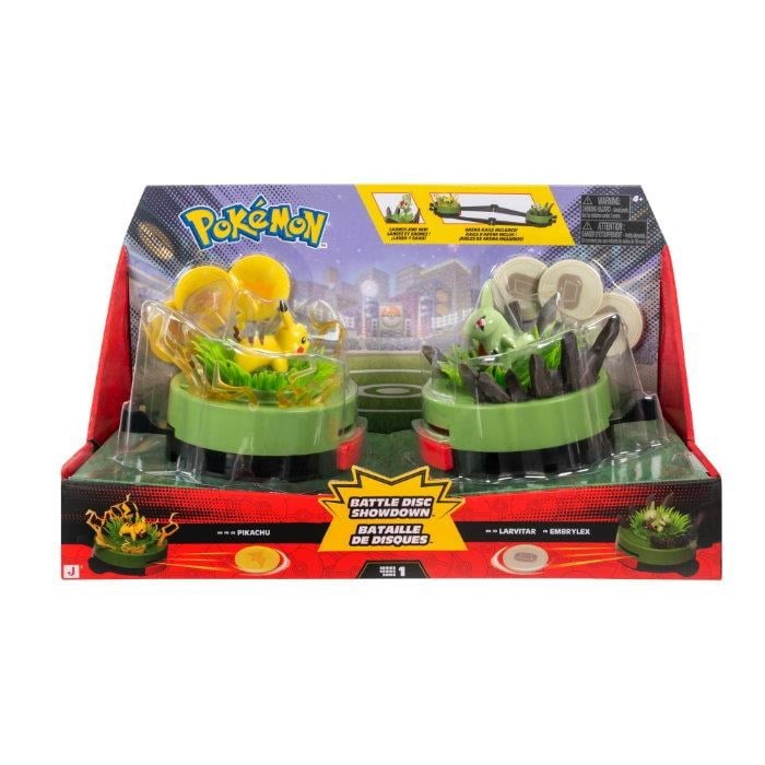 Pokemon Battle Disc Showdown Pikachu VS Larvitar Pkw4879