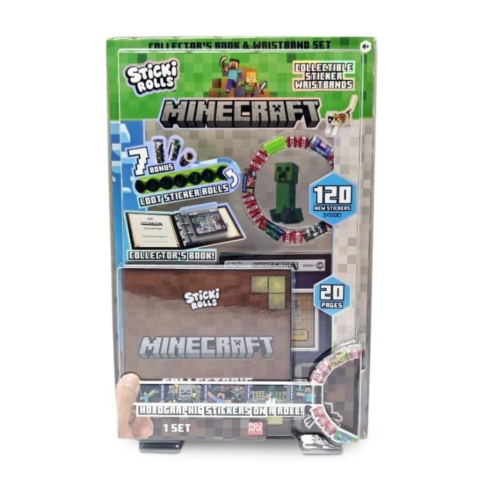 Sticki Rolls Sticki Book Minecraft - Kreativ Spiele Srmc201