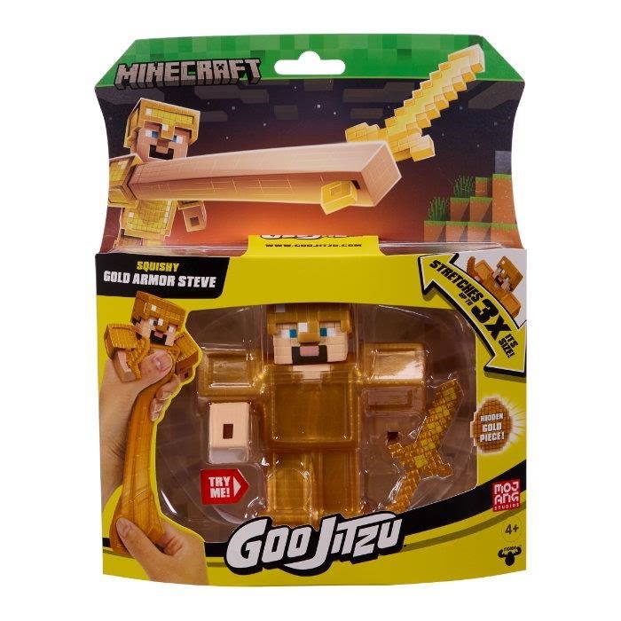 Goo Jit Zu Minecraft S4 Gold Armor Steve - Figuren
