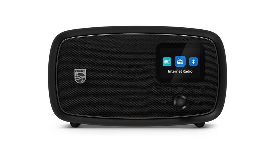 Philips Tav2500c/00 - Dab+/FM - Mono - Schwarz - Dab Netzwerk Und Radiowecker