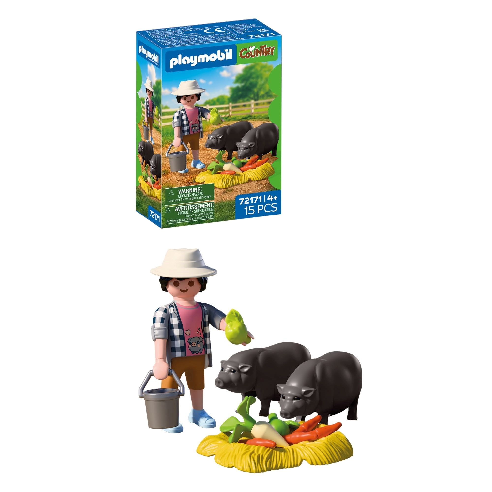Playmobil - Farmer With Potbellied Pig