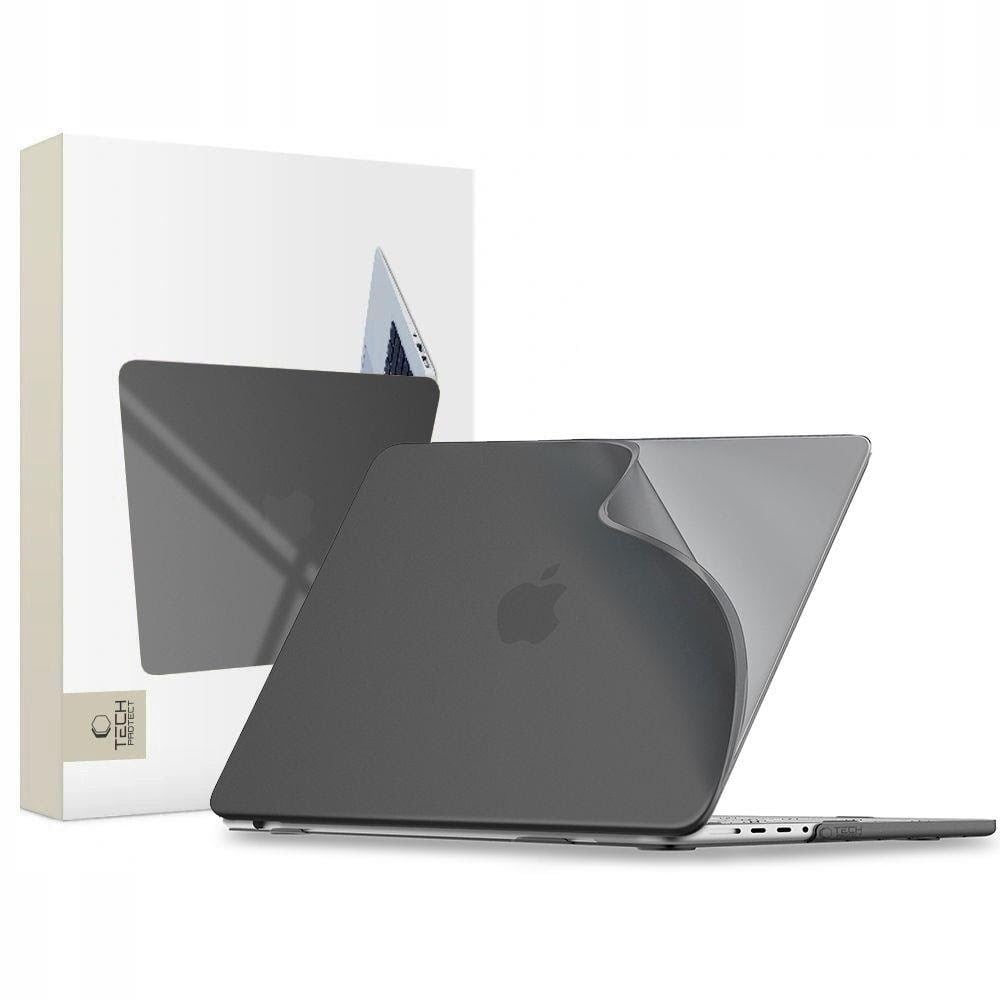 Tech-protect Softshell Case For Macbook Pro 14" 2021 / 2023 / 2024 / 2025 / 2026 - Matte Black - Taschen Mattschwarz 5906302323029