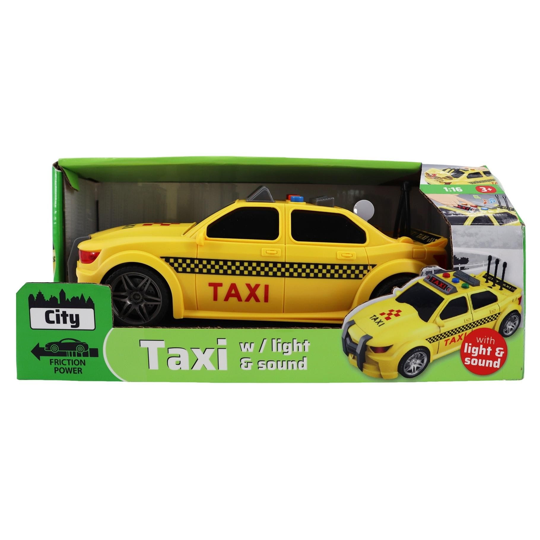 Impulse Toys Taxi W/light & Sound 1:16 - Spielzeugauto