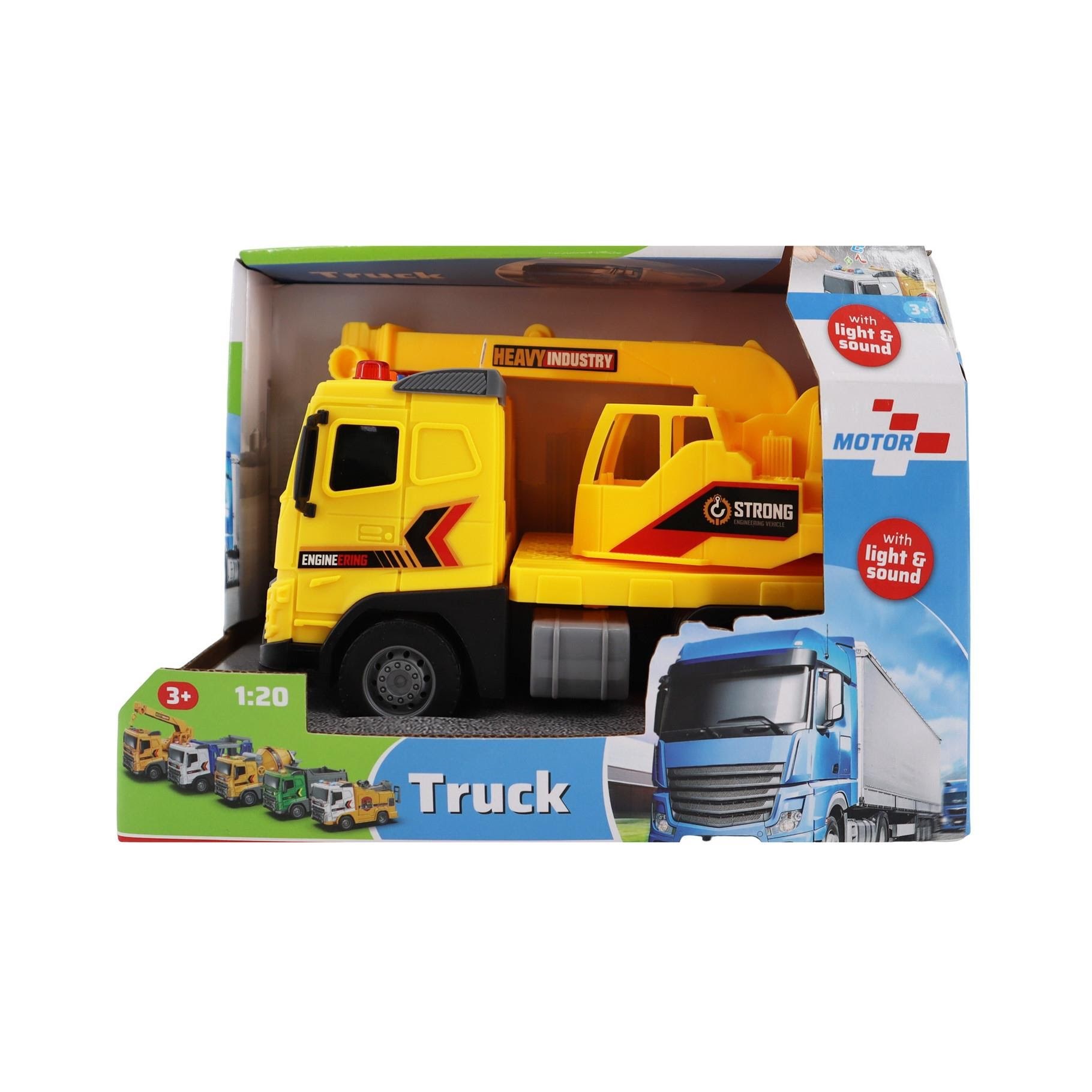 Impulse Toys Kranbil M/lys og Lyd 1:20 - Spielzeugauto