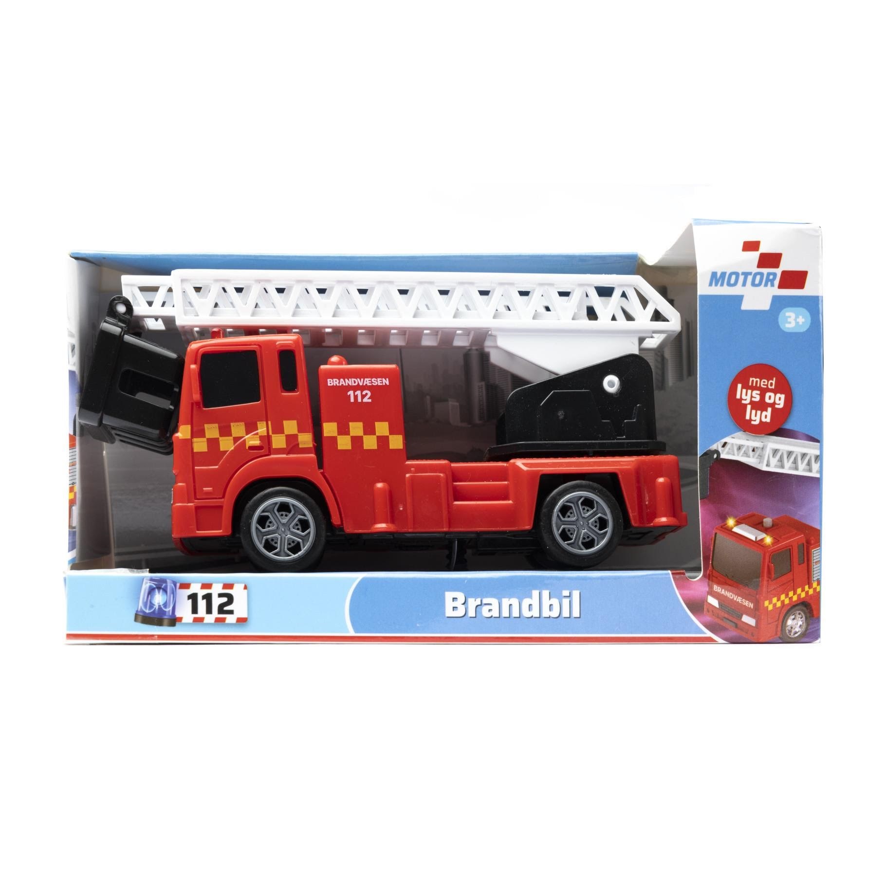 Impulse Toys Brandbil 14.5cm M/lys og Lyd - Spielzeugauto 1600016