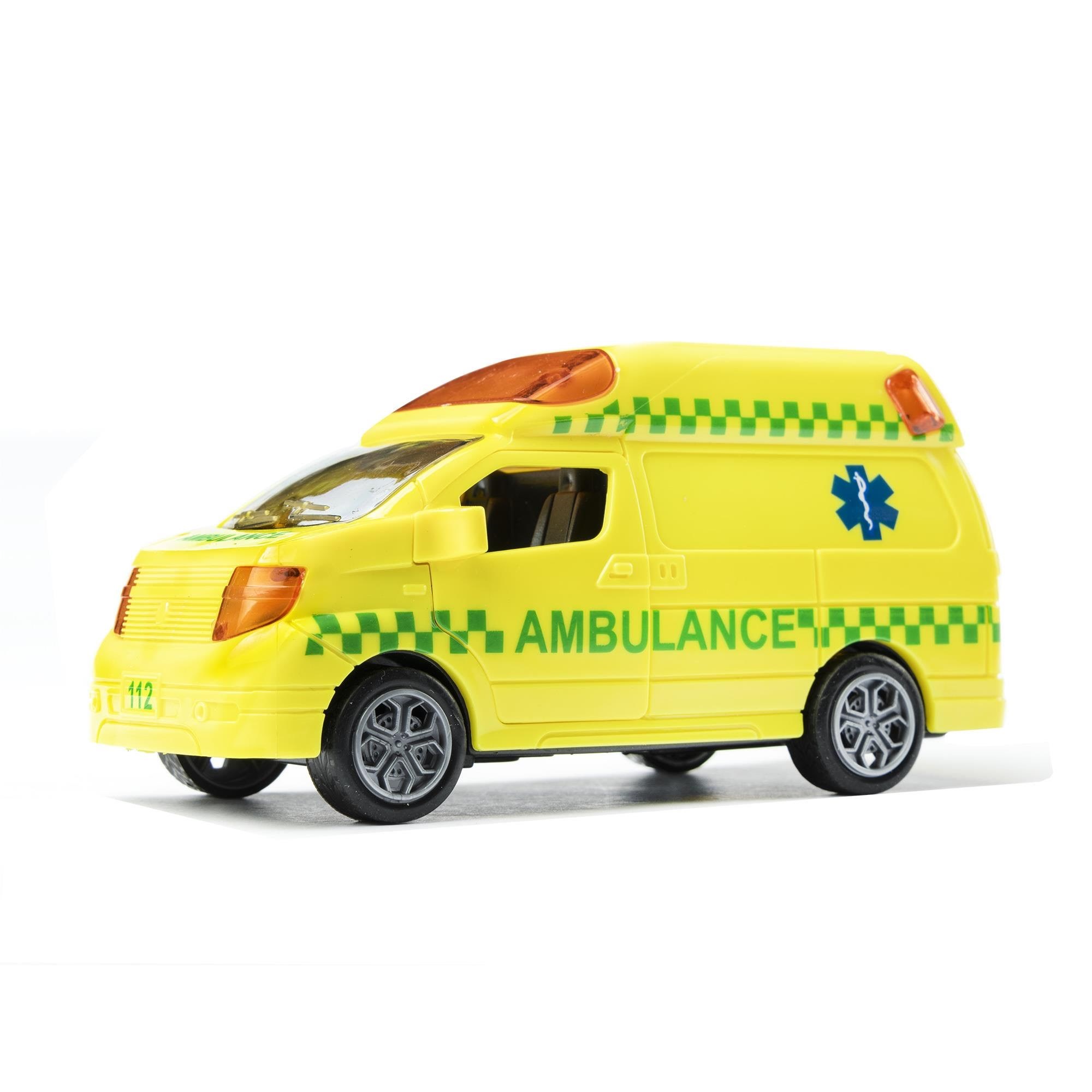 Impulse Toys Ambulance 12.5cm M/lys og Lyd - Spielzeugauto 1600014