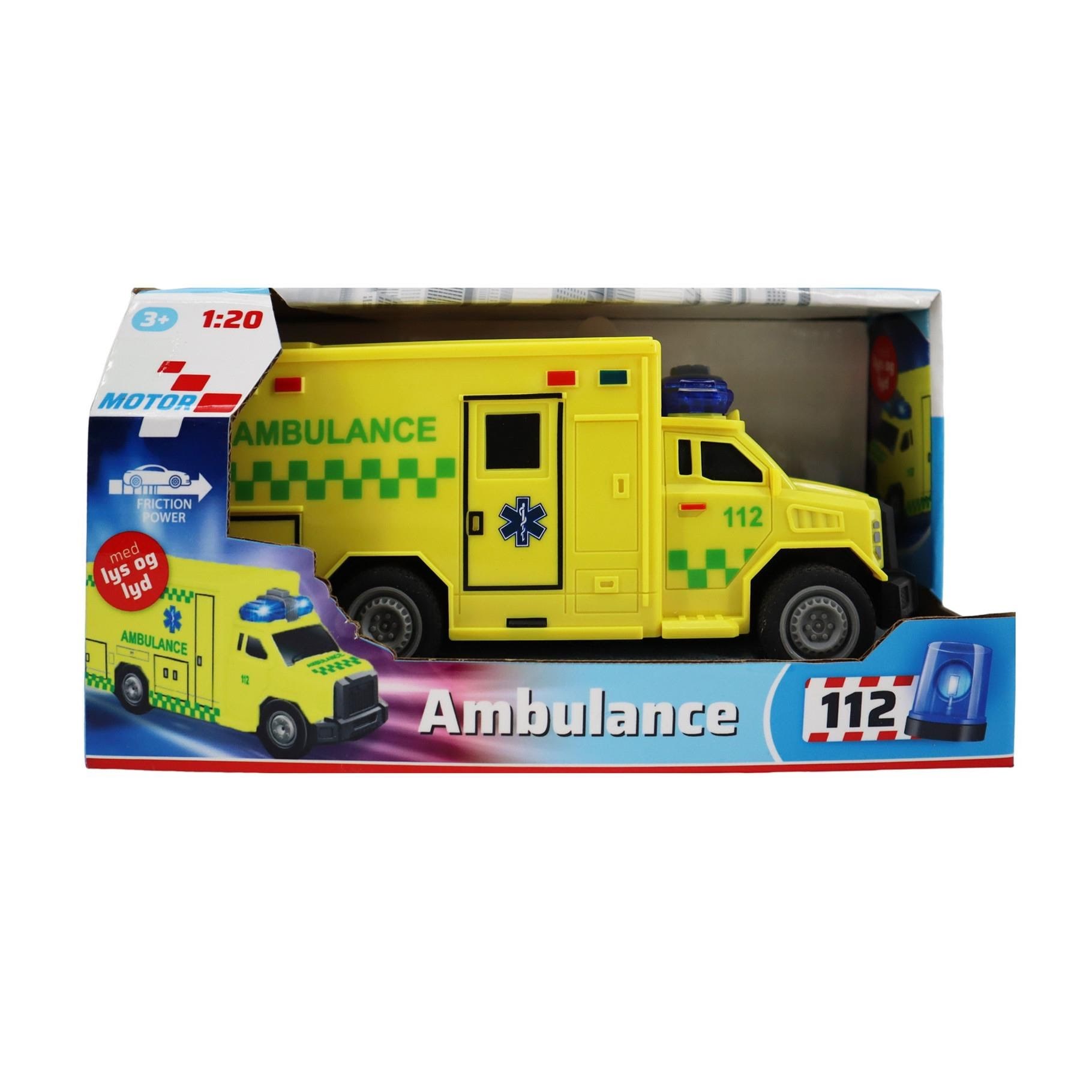 Impulse Toys Ambulance M/lys og Lyd - Spielzeugauto