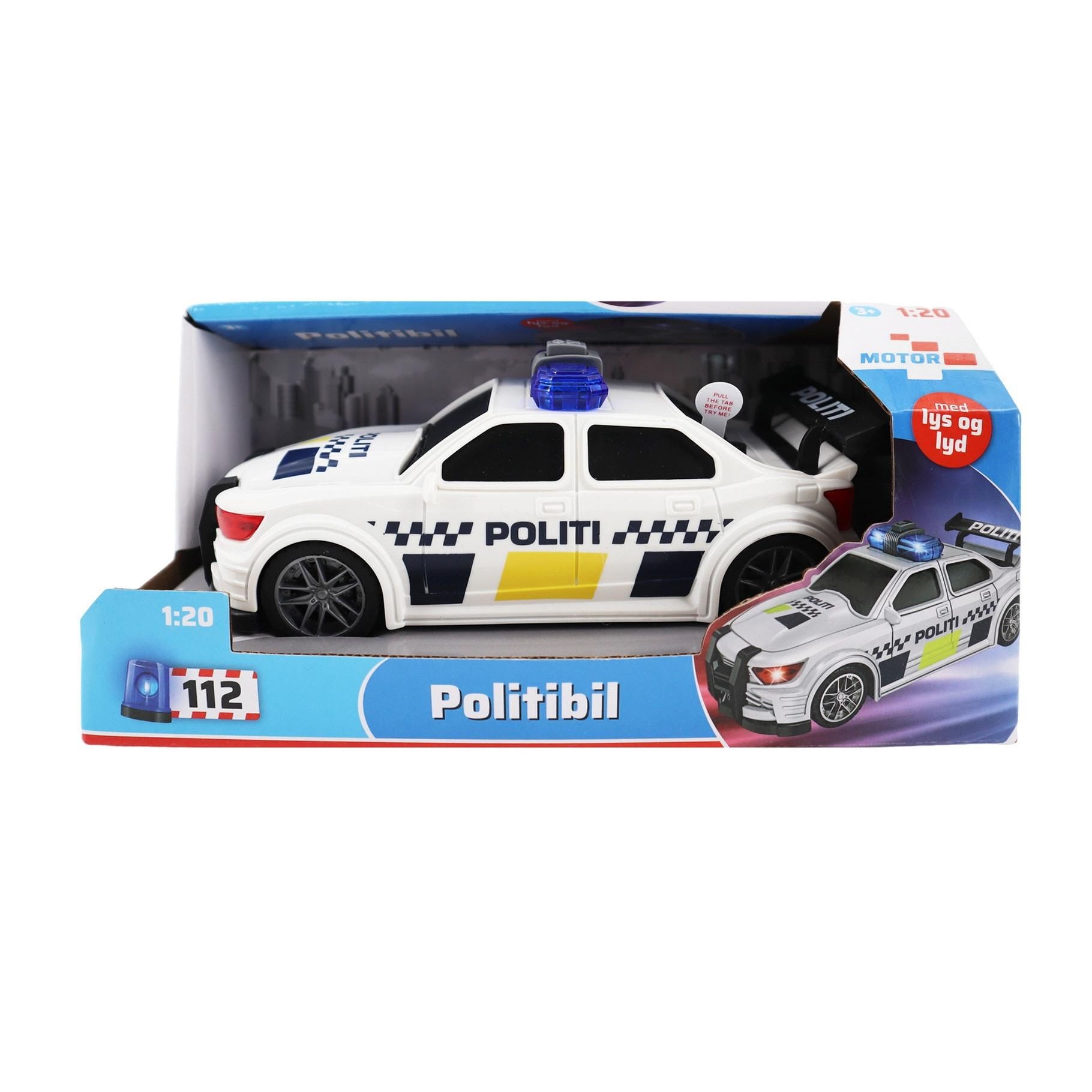 Impulse Toys Politibil M/lys og Lyd 19cm - Spielzeugauto 1600012a