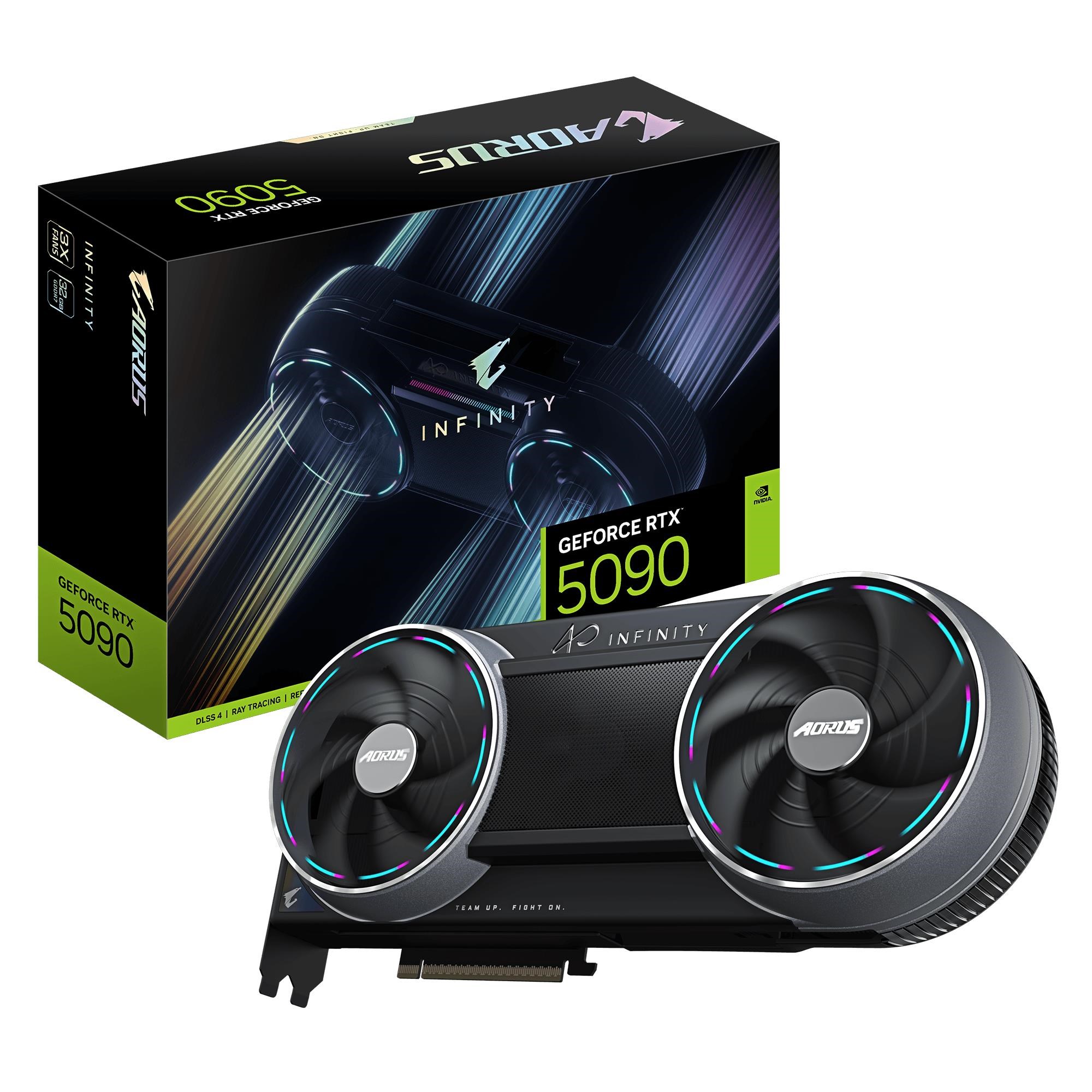 Gigabyte Geforce Rtx 5090 Aorus Infinity - 32gb Gddr7 Ram - Grafikkarte Schwarz Gv-n5090aorus If-32gd