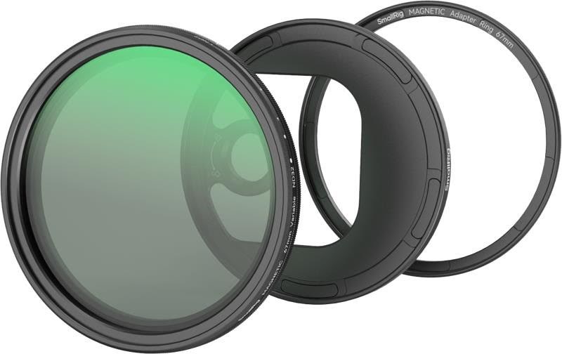 Smallrig 4724 Attachable Vnd Filter Kit Nd2-nd32 (1-5 Stop) With M-mount Filter Adapter 67mm - Handys Anderes Zubehoer