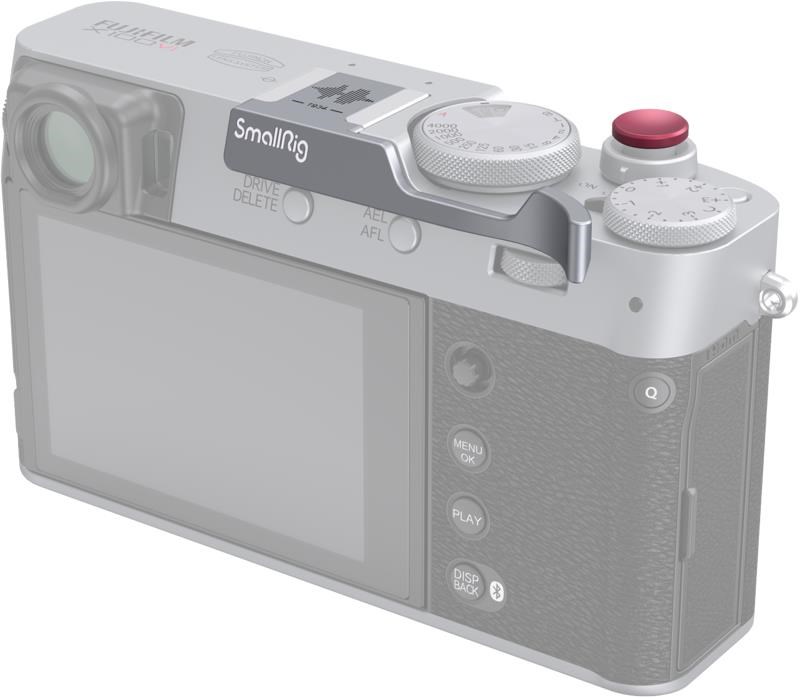 Smallrig 4566 Thumb Grip For Fujifilm X100vi / X100v Silver - Kameras Und Objektivzubehoer