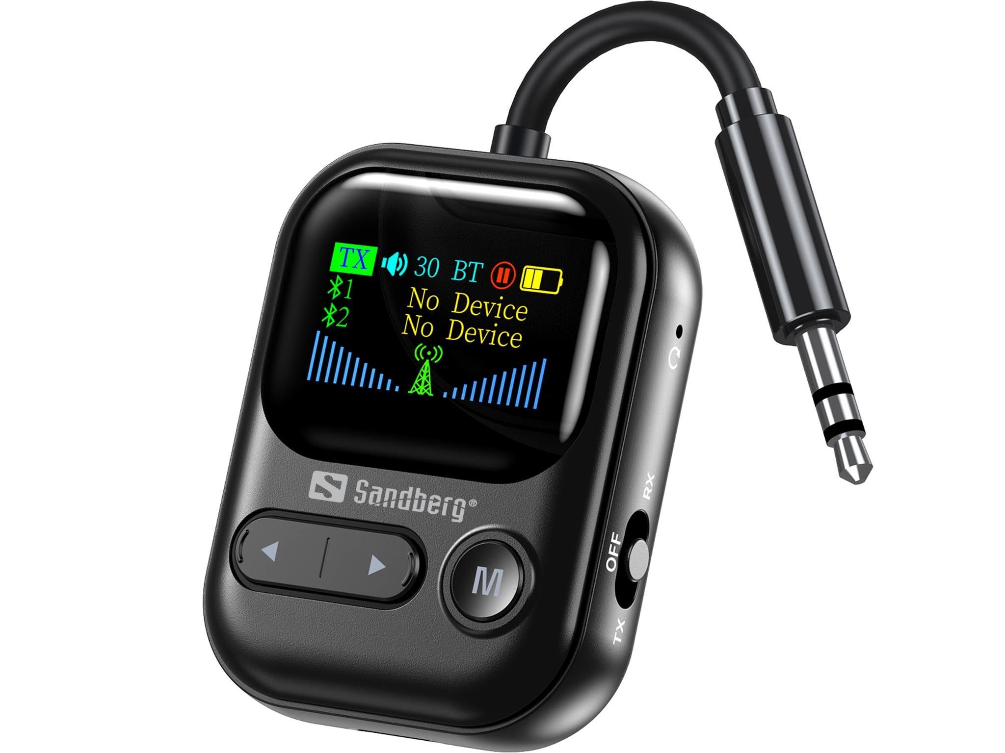 Sandberg BT Audio Link 2in1 Txrx Pro - Kabelkanal Kabelschlauch Schwarz 450-14