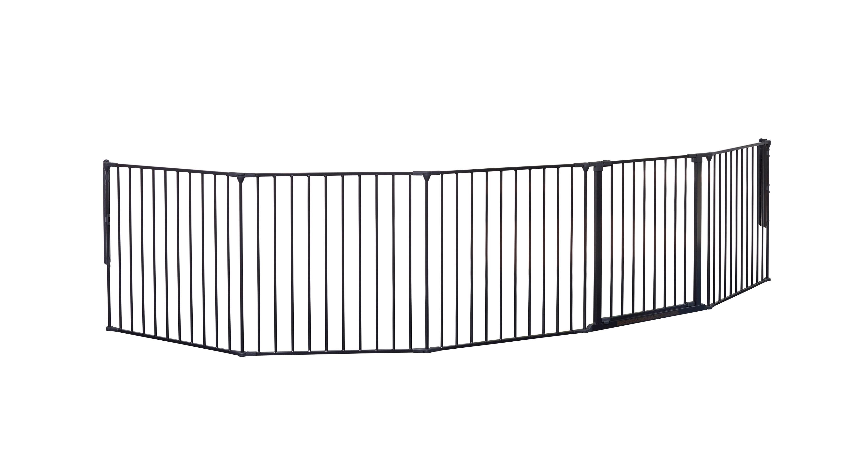 Babydan Flex Xxl Sikkerhedsgitter Sort 278-350 cm - Babypflege