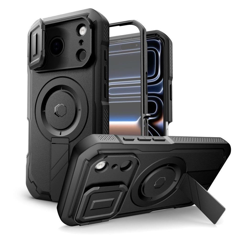 Tech-protect Kevlar Magsafe Case For Iphone 17 Pro - Black - Handys Cover Cases