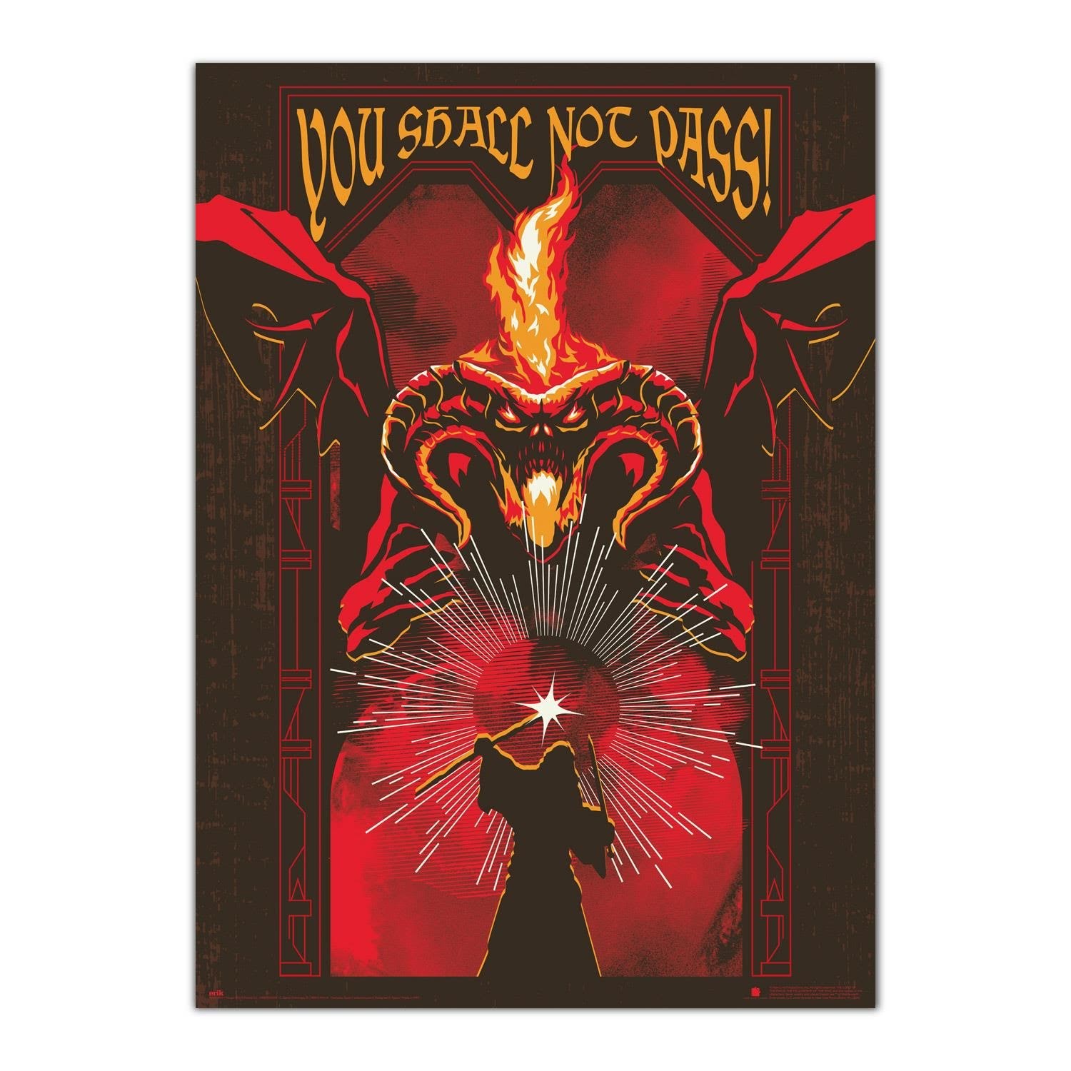 Grupo Erik - Balrog Luminescent Poster - Plakat - Merchandise Gpepr011