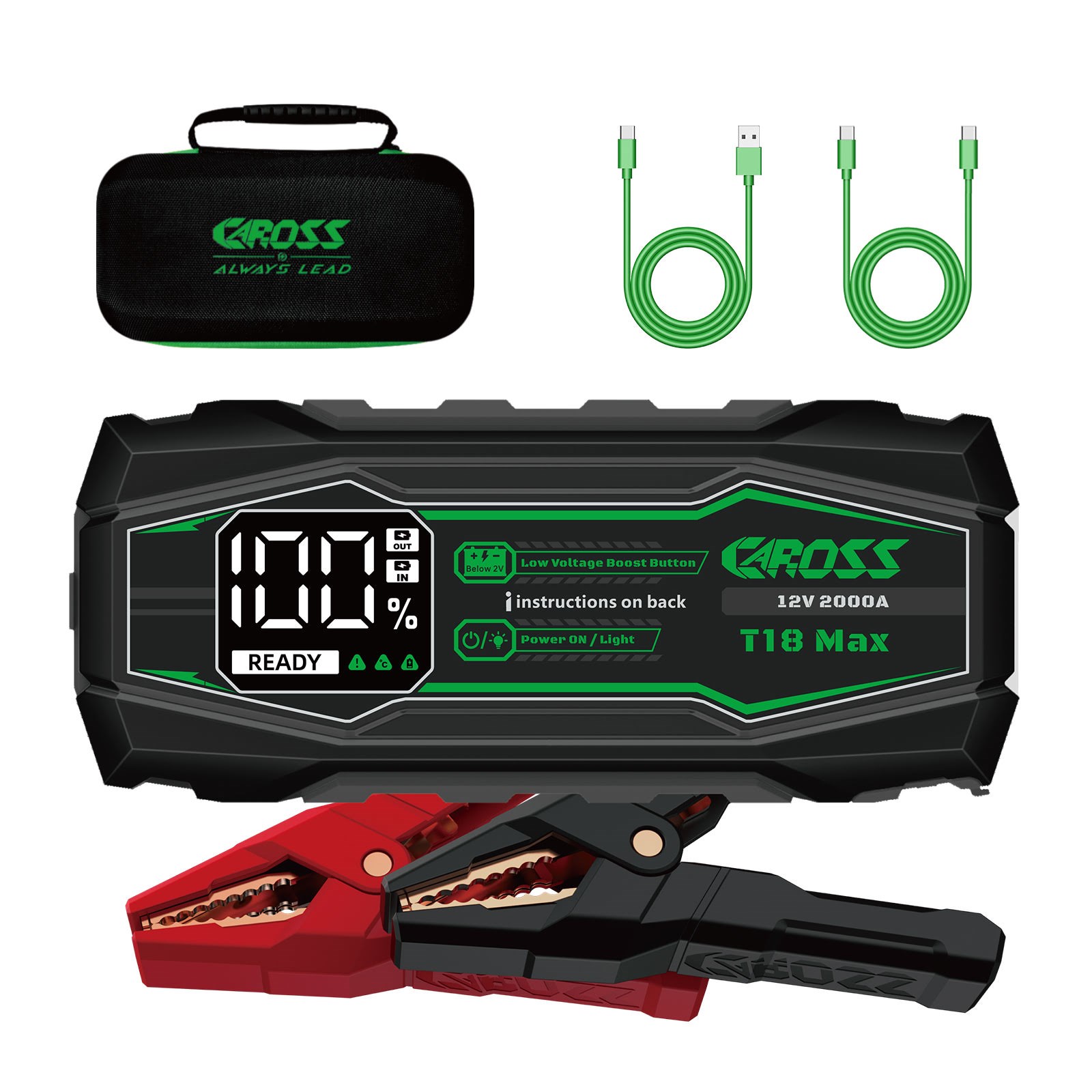 Caross T18 Max Jump Starter - Autozubehoer