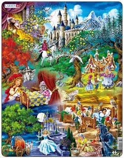Larsen Puzzles Puzzle Grimm's Fairy Tales - 33 Pieces Maxi (36.5x28.5 cm) 2D Puzzles Us24