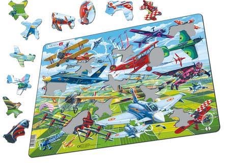 Larsen Puzzles Puzzle Aerobatics - 64 Pieces Maxi (36.5x28.5cm) 2D Puzzles Pg4